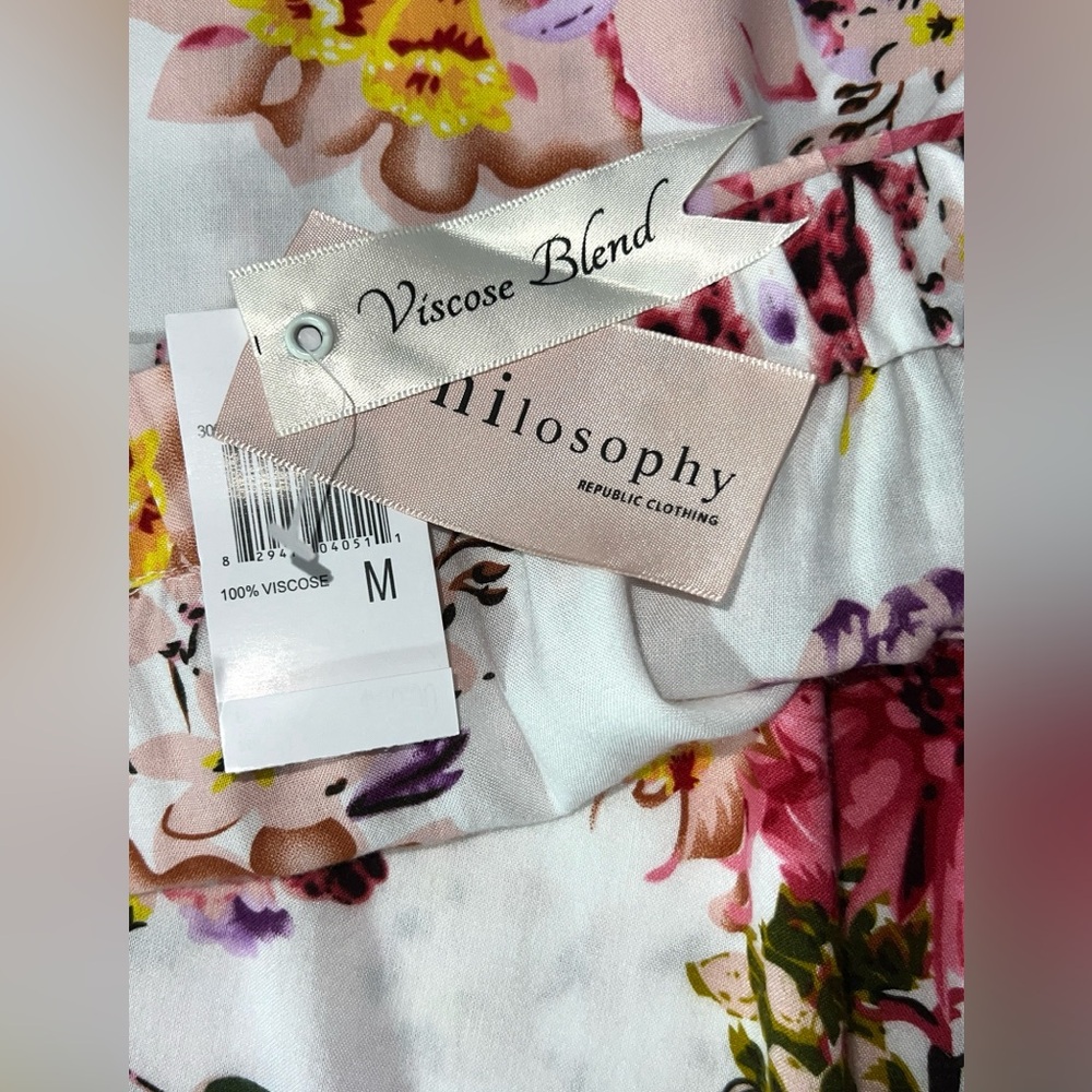 NWT Philosophy Republic Clothing Floral Maxi Boho Skirt Size M - Picture 6 of 9